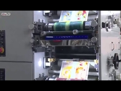 Μηχανή εκτύπωσης ετικετών UV Flexo 310mm με σταθμό κοπής με πεδίο