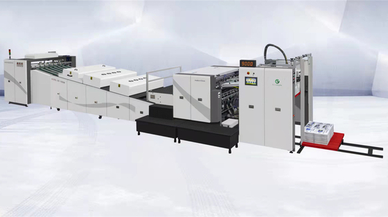 ποιότητας  1060mm 80g Sheet Paper Waterbased UV Varnish Spot Coating Machine εργοστάσιο