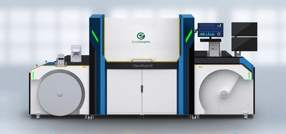ρόλος 60m/Min 330mm για να κυλήσει την ψηφιακή μηχανή εκτύπωσης Inkjet ετικετών UV
