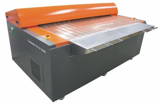 VLF EcooGraphix UV πιάτο που κατασκευάζει τη μηχανή να προσυμπιέσει τον εξοπλισμό ΚΠΜ (Κοινή Πολιτική Μεταφορών)