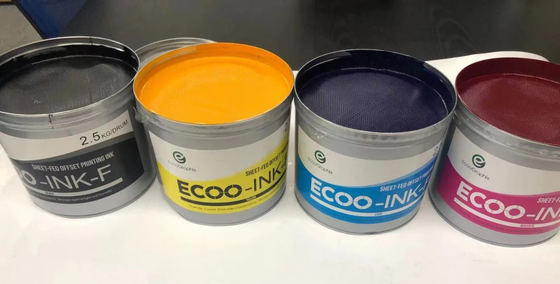 ECOO-INK-F Γρήγορη ξήρανση Offset μελάνι εκτύπωσης για χαρτόνι