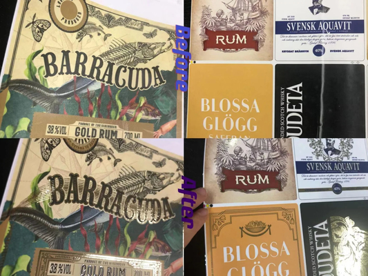 Label Digital Enhancement Inkjet Digital Printer Βερνίκι και Σφράγιση αλουμινίου