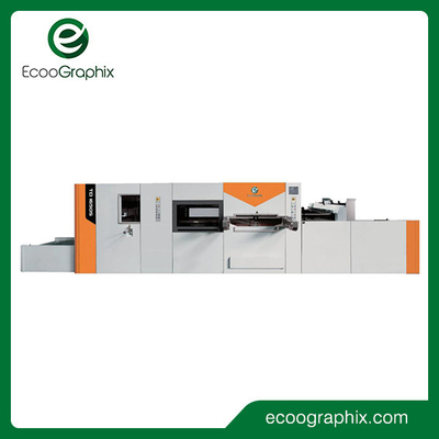 1650 X 1200mm αυτόματη ζαρωμένη τεμαχίζοντας μηχανή κιβωτίων με το γδύσιμο