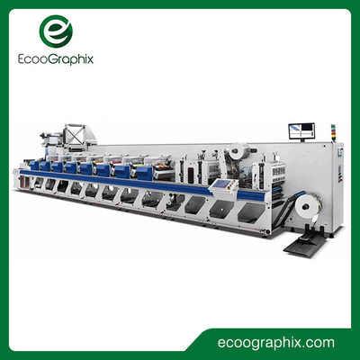 Φλεξογραφική μηχανή εκτύπωσης ετικετών High Speed ​​Automatic 8 Colors