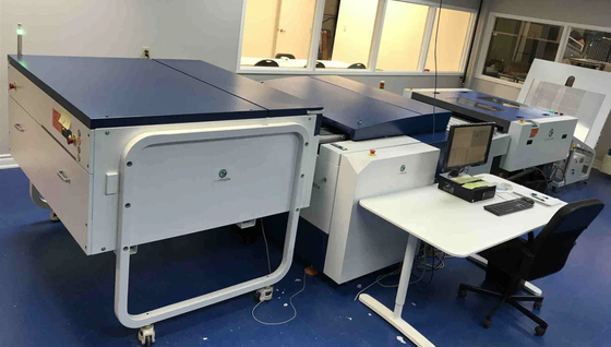 MCU800 4 Κασέτες 400x300mm RS485 75PPH Μηχανή πλάκας CTP