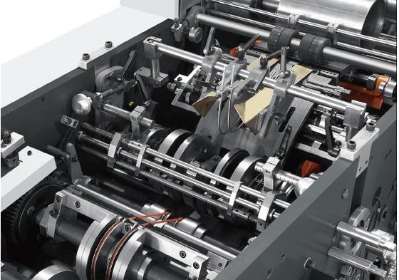 180-350gm φύλλο τετράγωνο κάτω ψώνια τσάντα χαρτιού σχηματισμού μηχανή με τρύπες χειριστή