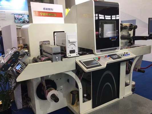Ψηφιακός ψηφιακός εκτυπωτής Inkjet καλλωπισμών ετικετών με τη UV σφράγιση βερνικιών και φύλλων αλουμινίου