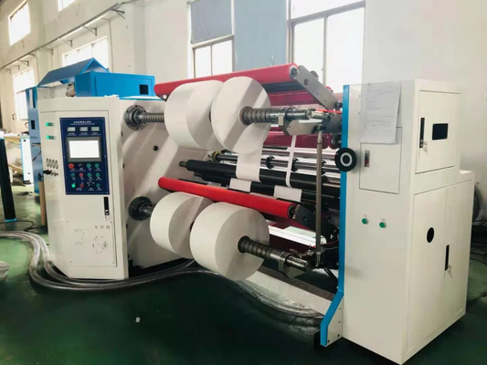 Αυτόματη αυτοκόλλητη ετικέτα σχιστήρα Rewinder για ταινία αυτοκόλλητο
