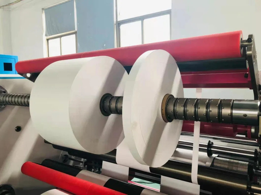 Αυτόματη αυτοκόλλητη ετικέτα σχιστήρα Rewinder για ταινία αυτοκόλλητο