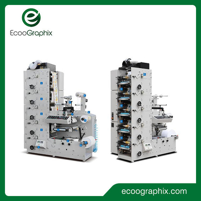 Μηχανή εκτύπωσης ετικετών ZBS 320 Flexographic 310mm UV Flexo Label Printer