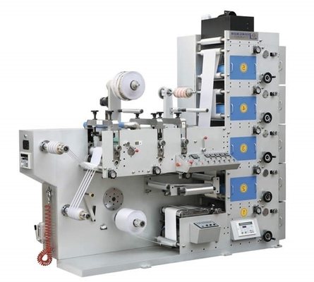 Μηχανή εκτύπωσης ετικετών ZBS 320 Flexographic 310mm UV Flexo Label Printer