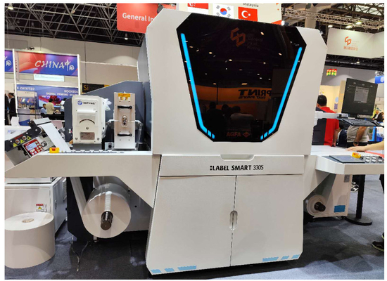 Ετικέτα Smart UV Inkjet Cmyk πλήρης χρωματικής ψηφιακής μηχανής εκτύπωσης ετικετών