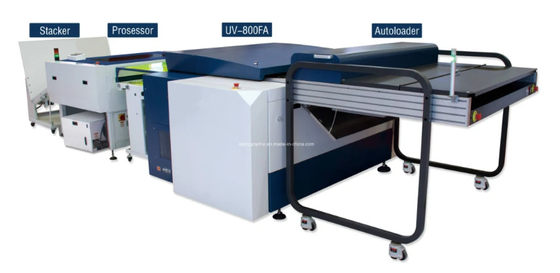 0.15-0.4mm επεξεργαστής πλάκας CTP με έξυπνο σύστημα αναπλήρωσης