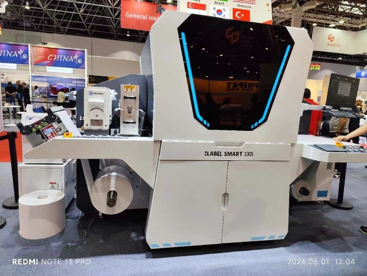 Μηχανή ψηφιακής ετικέτας 6 χρωμάτων UV Inkjet εκτυπωτής ετικέτας