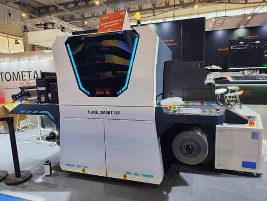 Ψηφιακή μηχανή UV εκτύπωσης ετικετών 216mm με ανάλυση 1200*600 dpi και ταχύτητα εκτύπωσης 10m/min - 75m/min