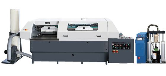 Μηχανή βιβλιοδεσίας 4 σφιγκτήρων με ταχύτητα 2300 αντιγράφων/ώρα και μέγεθος βιβλιοδεσίας 450X320mm