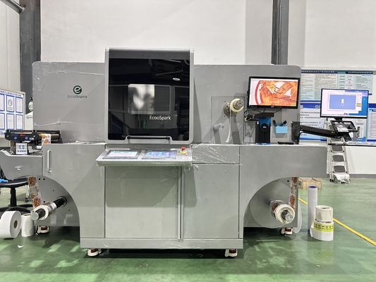 Μηχανή ψηφιακής διακοσμητικής ετικέτας με ταχύτητα 60 m/min ταχύτητα 360*360 dpi Ανάλυση και πάχος στρώματος βερνίκι 10-150 μικρο