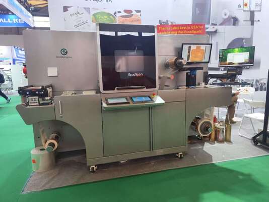 Μηχανή Διακόσμησης Μετά την Εκτύπωση Ψηφιακών Ετικετών EcooSpark