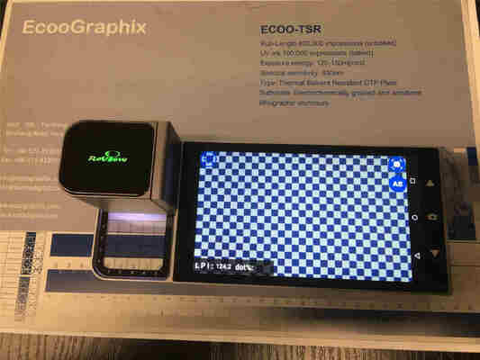 RePlate CTP Plate Densitometer με οθόνη αφής LCD υψηλής ευκρίνειας 720p