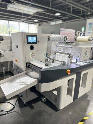 Μηχάνημα κοπής μήτρας μήτρας μοτέρ λεπίδων με ψηφιακή ετικέτα ρολού 330 mm