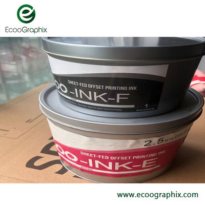 2.5KG μελάνι εκτύπωσης Sheetfed όφσετ χρωστικών ουσιών CMYK
