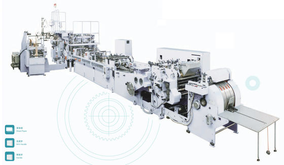 κιβώτιο παραθύρων κατώτατων τσαντών 34kw 70bags/Min που επιδιορθώνει τη μηχανή