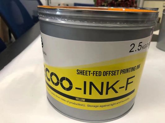 CMYK γρήγορα ξηρά όφσετ μελάνια εκτύπωσης Sheetfed UV 2.5kgs/Tin