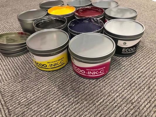 CMYK γρήγορα ξηρά όφσετ μελάνια εκτύπωσης Sheetfed UV 2.5kgs/Tin