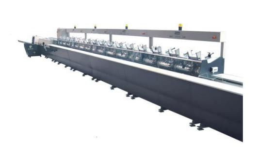 Δεσμευτική μηχανή βιβλίων πενσών 8000 Cycles/H με 24 σταθμούς