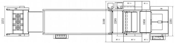6200PCS/H UV μηχανή επιστρώματος σημείων που βερνικώνει 1090x1440mm