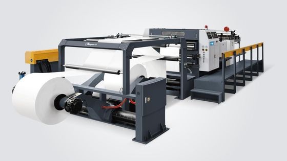 τέμνουσα μηχανή 1500mm εγγράφου 0.8Mpa 350M/Min διαγώνια που συσσωρεύει