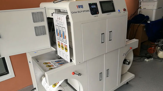 μηχανή εκτύπωσης ετικετών Flexo των ψηφιακών UV οδηγήσεων σχήματος 308mm