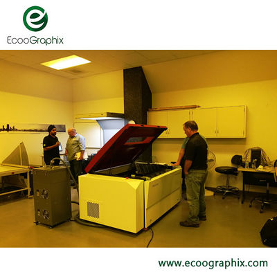 Θερμικό πιάτο ECOOGRAPHIX τ-800Q ΚΠΜ (Κοινή Πολιτική Μεταφορών) που κατασκευάζει τη μηχανή