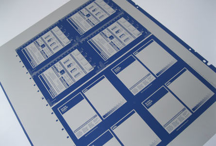 Διπλή εκτύπωση εφημερίδων πιάτων στρώματος διαλυτική ανθεκτική ΚΠΜ (Κοινή Πολιτική Μεταφορών) θερμική