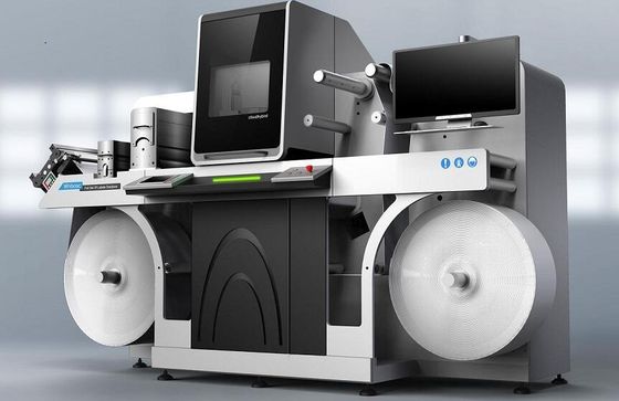 Ψηφιακός ψηφιακός εκτυπωτής Inkjet αυξήσεων με τη UV σφράγιση βερνικιών και φύλλων αλουμινίου