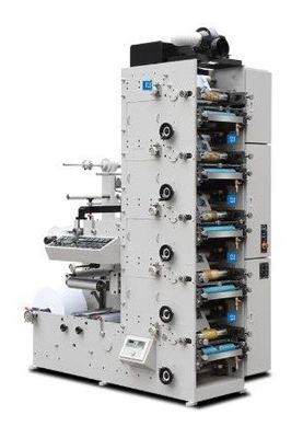 60M/Min UV Flexographic μηχανή εκτύπωσης για τη συγκολλητική ετικέτα