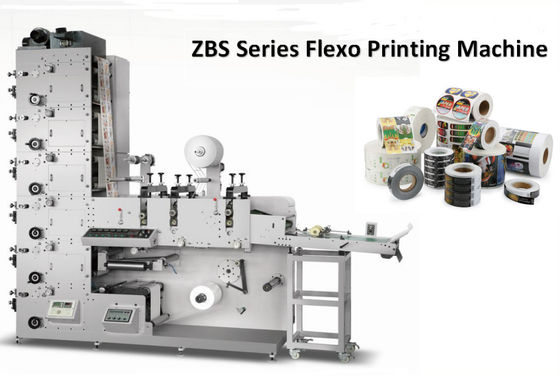 3 UV μηχανή εκτύπωσης ετικετών χρωμάτων 60m/Min Flexo 320mm πλάτος Ιστού