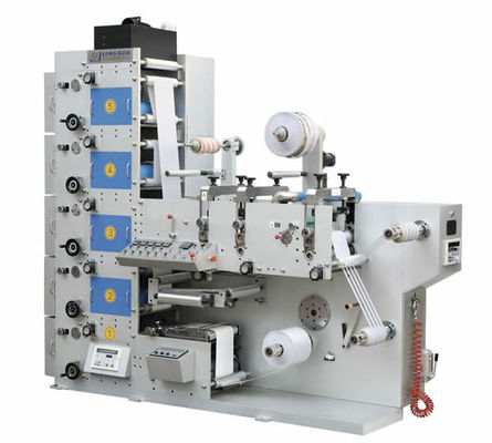 6 Flexographic UV εκτυπωτής ετικετών χρωμάτων με τον κεραμικό κύλινδρο Anilox