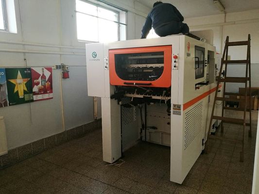 Μηχανή κοπής μήτρας σφράγισης αλουμινίου 760×520 mm για ανάγλυφο χαρτόνι