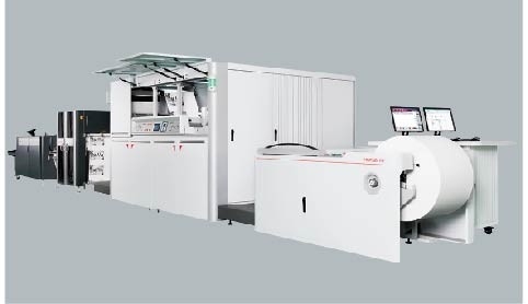 540 mm Ψηφιακό εκτυπωτή μελάνης πλάτους 600dpi*1200dpi 100m/min